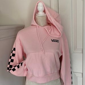 Brand New Pink Vans Hoodie Cropped